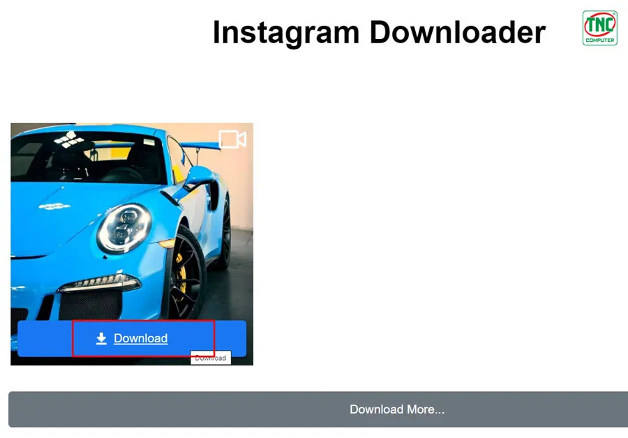 Bấm Download ở ảnh mà bạn muốn tải về