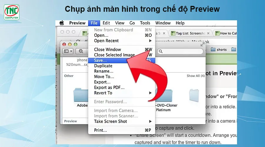 chụp màn hình macbook m1