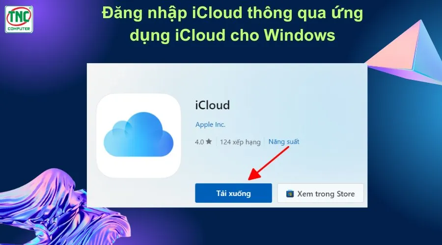 tao tai khoan icloud tren may tinh