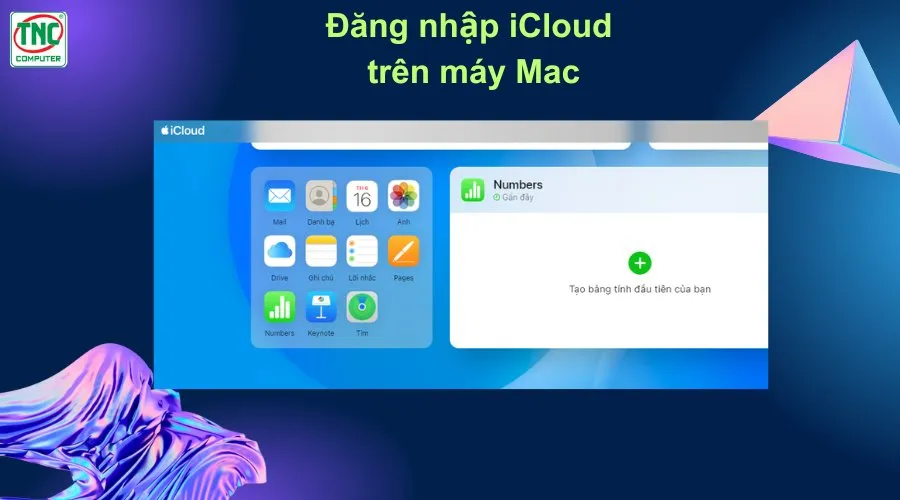 dang ky icloud tren may tinh