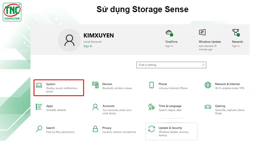 dọn rác tăng tốc máy tính win 10
