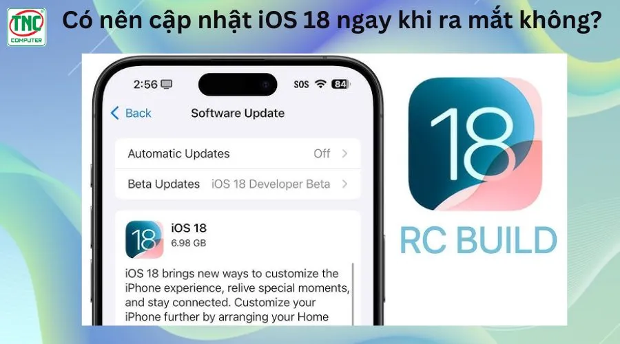 cách cập nhật ios 18