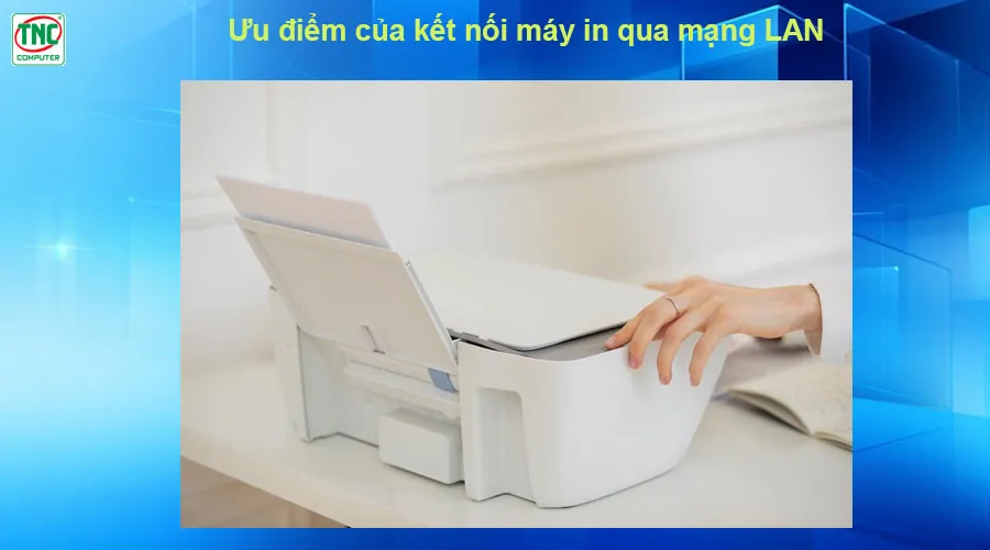 cách cài máy in mạng lan