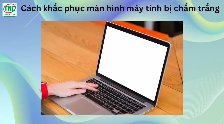 màn hình máy tính bị chấm trắng