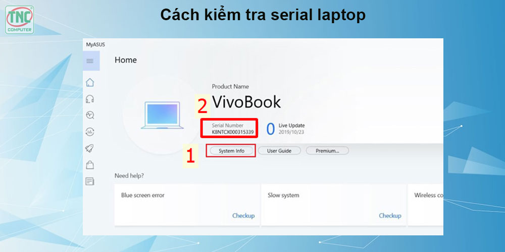 asus check bảo hành