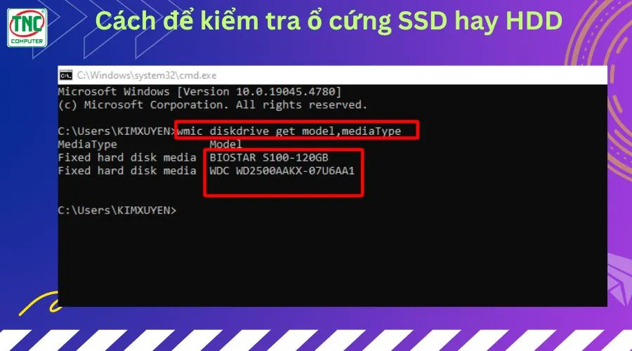 kiểm tra ổ cứng ssd hay hdd trên win 10
