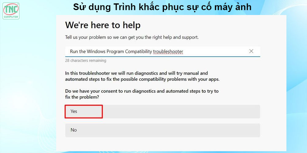 laptop không hiện camera