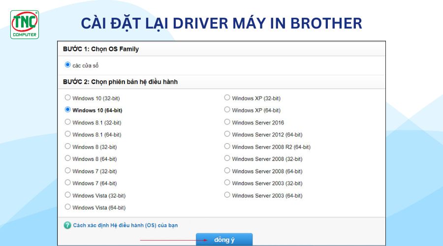 Lỗi máy in Brother không in được