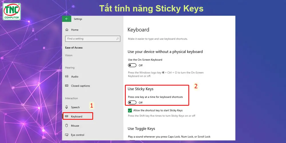 máy tính đánh chữ bị nhảy