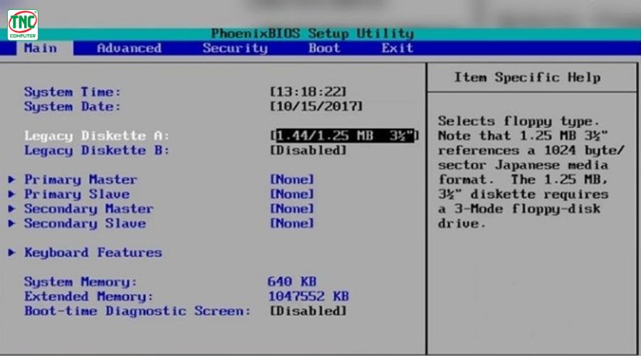Lỗi máy tính tự vào Bios