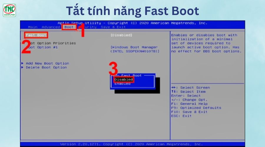 Cách thoát Bios win 10