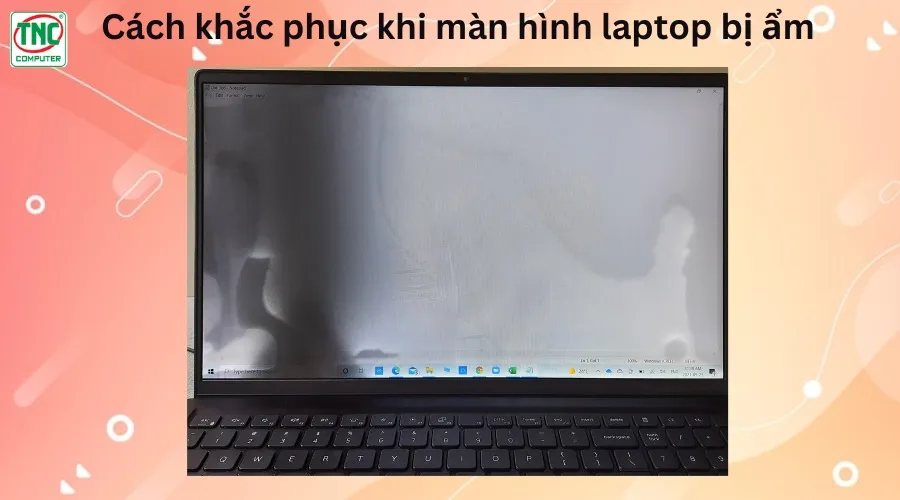 màn hình laptop bị vô nước