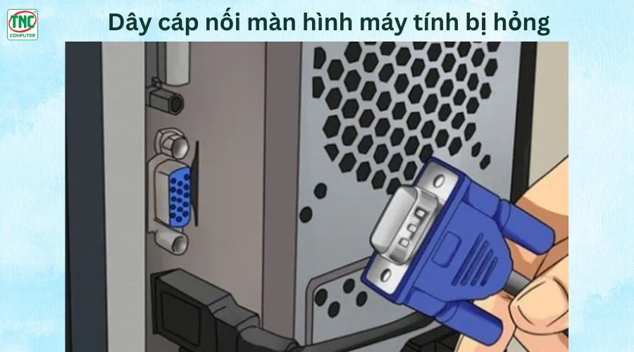 máy tính không có tín hiệu ra màn hình