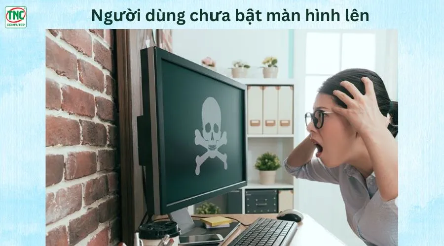 màn hình máy tính báo không có tín hiệu
