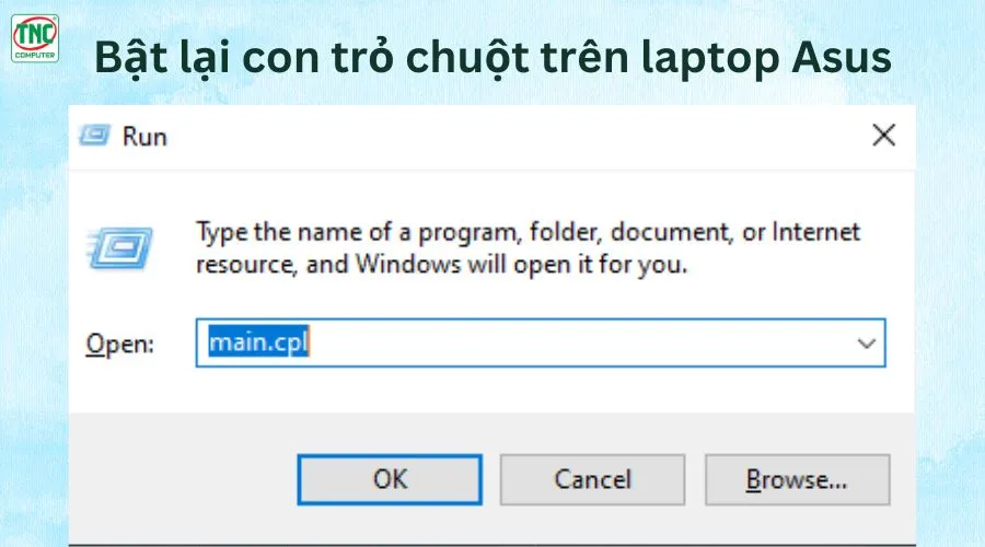 bị mất con trỏ chuột trên laptop