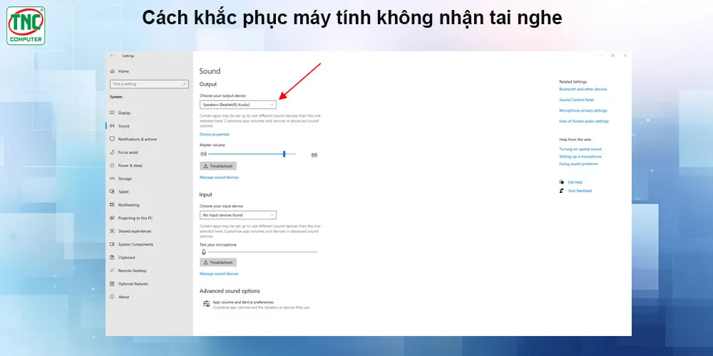 cách sửa lỗi máy tính không nhận tai nghe