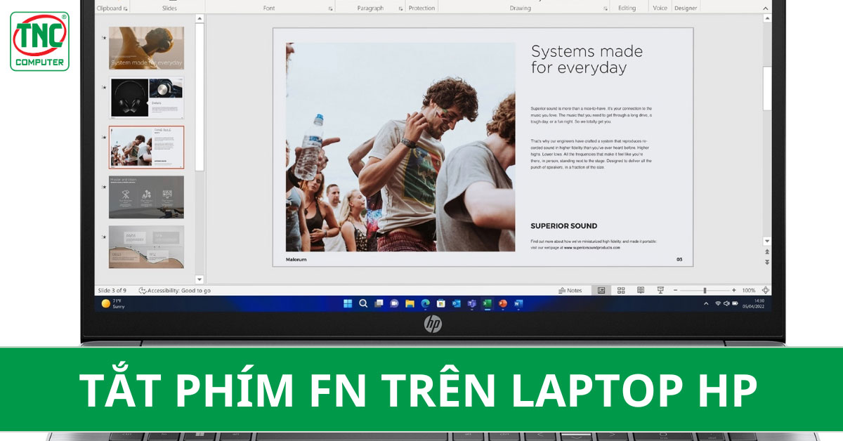 tắt phím fn trên laptop