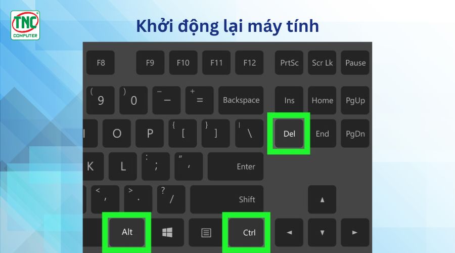 phím tắt reset card màn hình