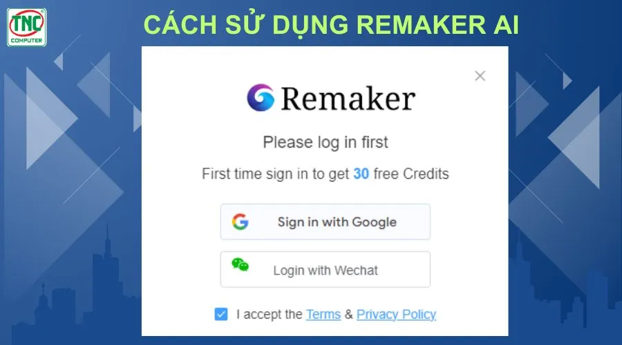 Cách sử dụng Remaker AI
