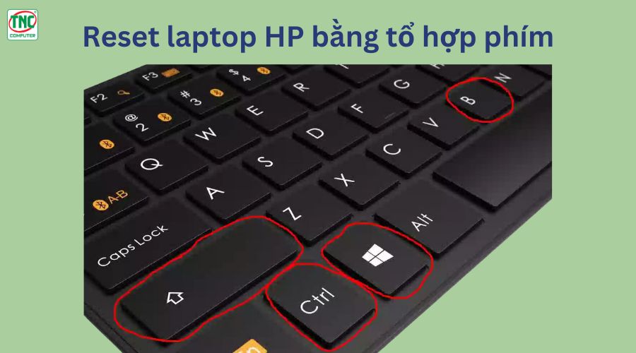 phím tắt reset laptop hp