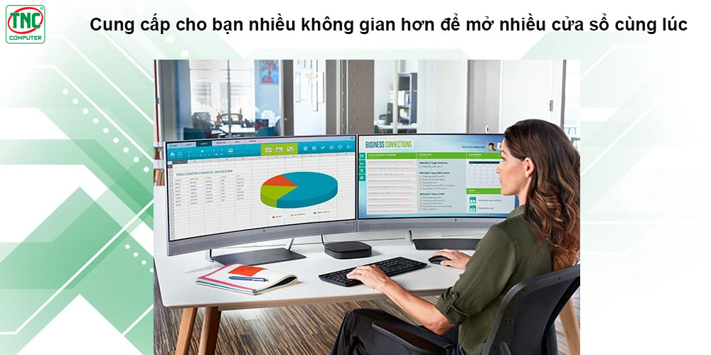 sử dụng 2 màn hình độc lập
