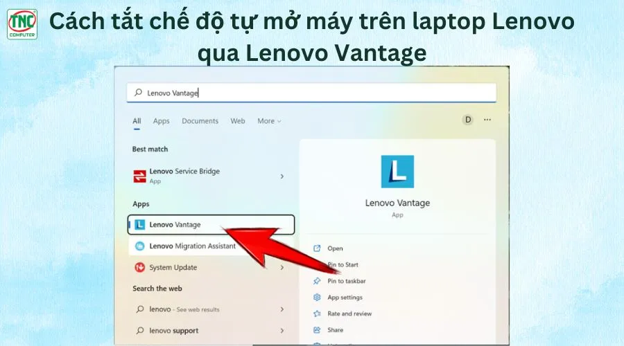 laptop Lenovo tự bật khi mở nắp