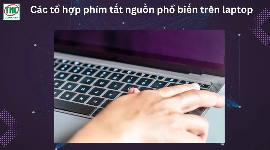 tổ hợp phím tắt nguồn laptop