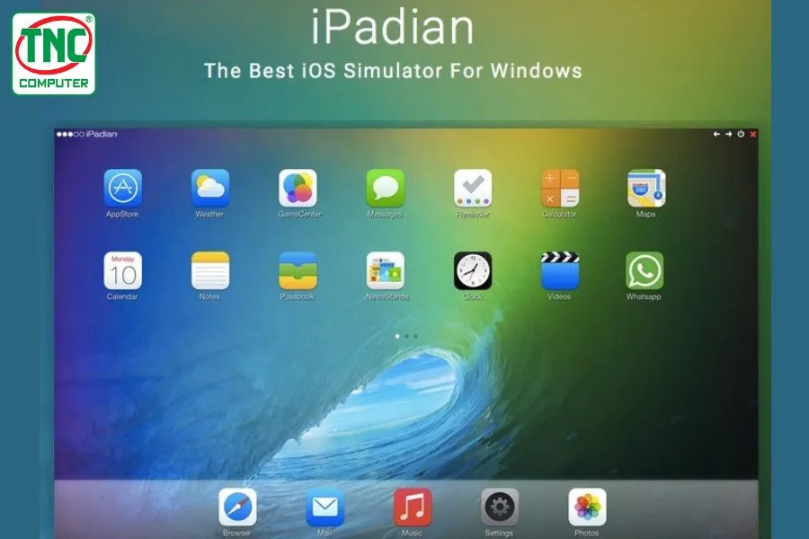 Phần mềm giả lập iOS - iPadian iPhone Emulator cho phép sử dụng iOS cơ bản miễn phí