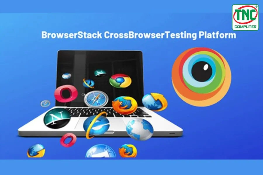Phần mềm giả lập hệ điều hành BrowserStack cho phép sử dụng hệ điều hành iOS trên Windows thông qua website