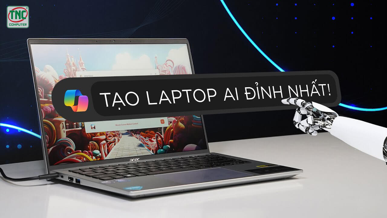 Laptop tích hợp chip AI