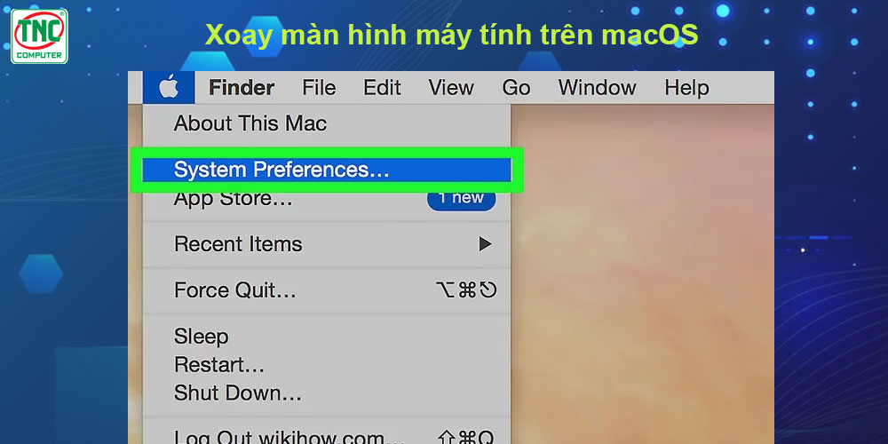 máy tính xoay ngang