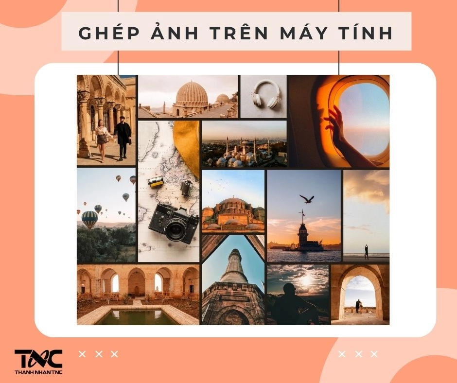 ghép ảnh trên máy tính