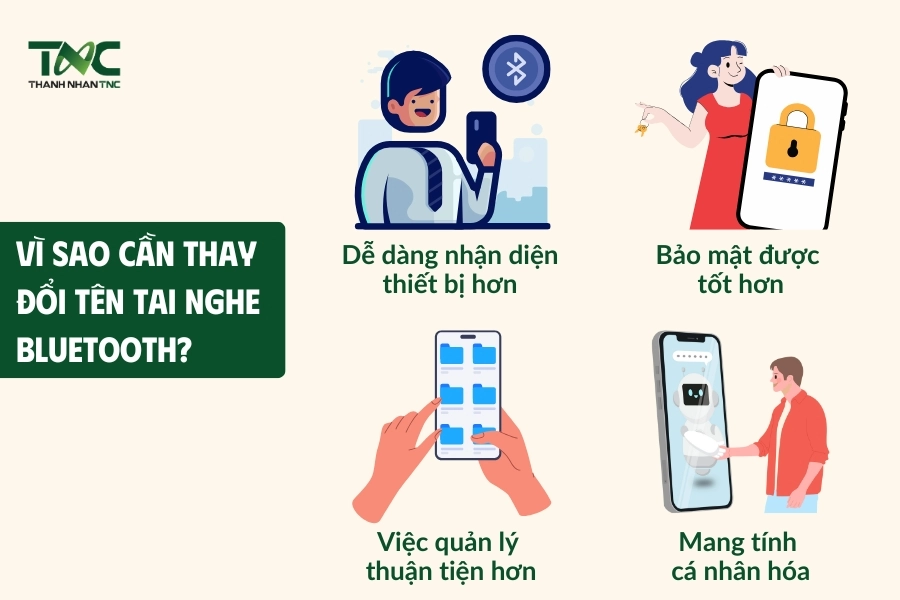 cách đổi tên tai nghe bluetooth