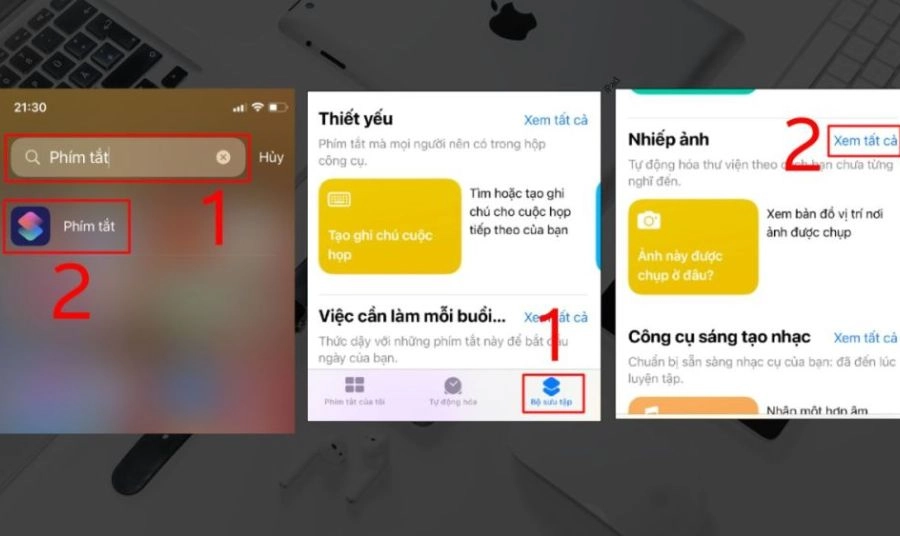 Cách ghép ảnh trên iPhone bằng Siri Shortcuts