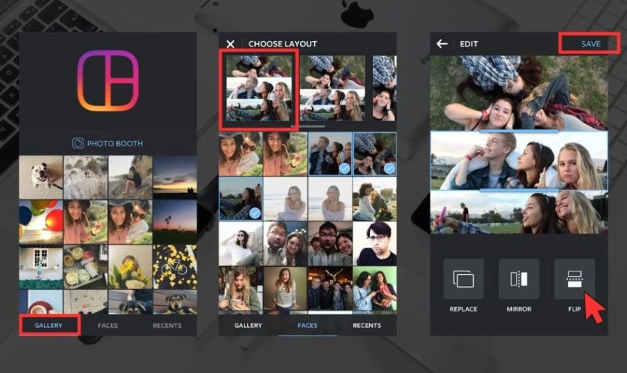 Cách tạo collage ảnh trên iPhone bằng Layout from Instagram
