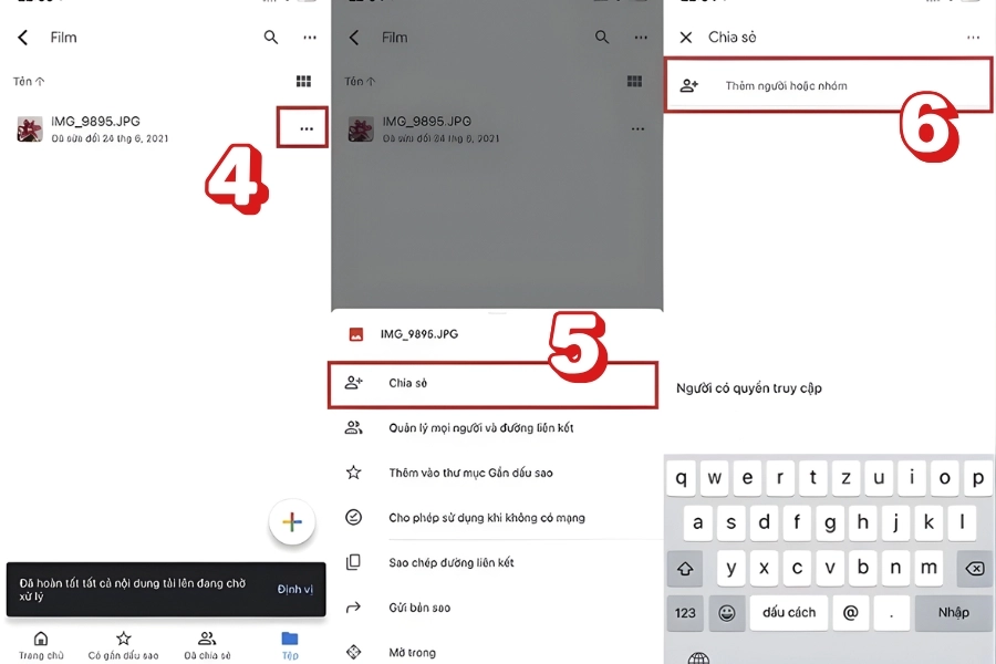Sử dụng Google Drive để chia sẻ link ảnh gốc Sử dụng Google Drive để chia sẻ link ảnh gốc