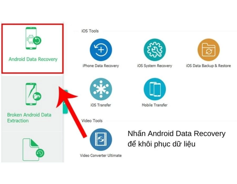 Khôi phục ảnh bằng FonePaw Android Data Recovery