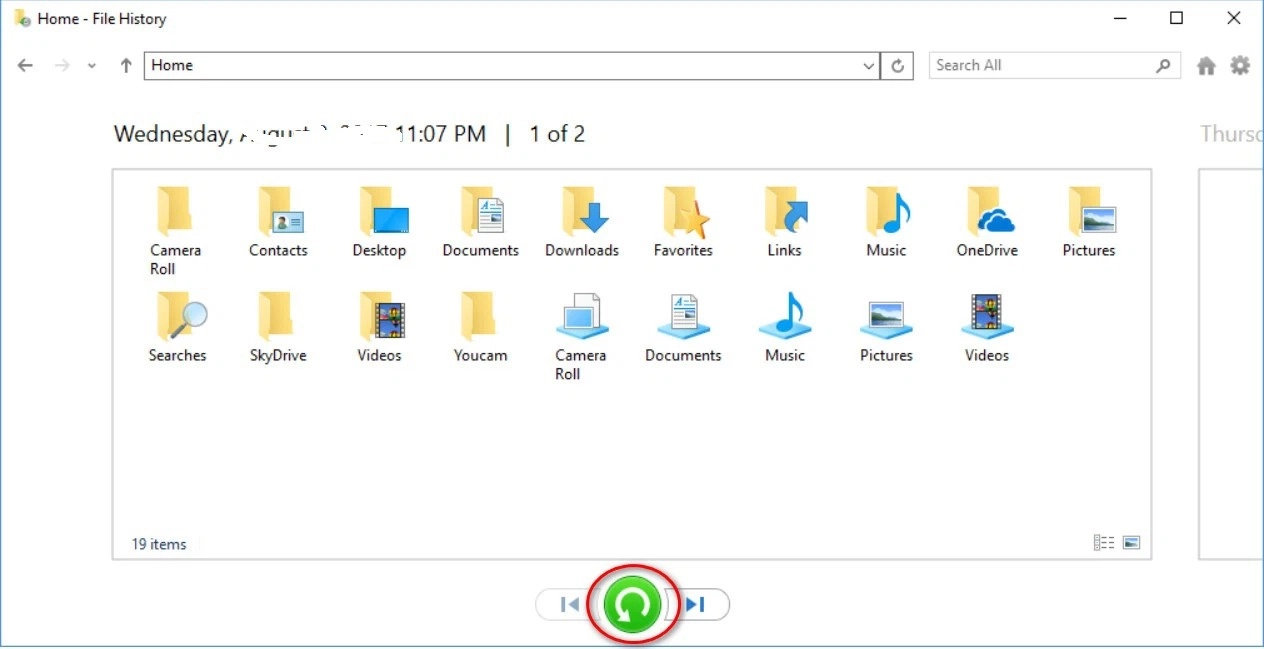 khôi phục file đã xóa