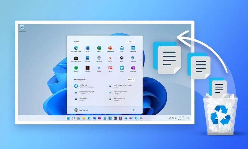 cách khôi phục file đã xóa