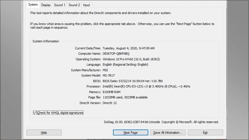 Kiểm tra cấu hình laptop có đúng với thông tin bán hàng