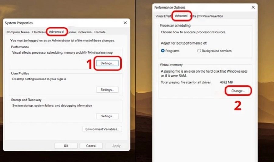 Cách set RAM ảo 4