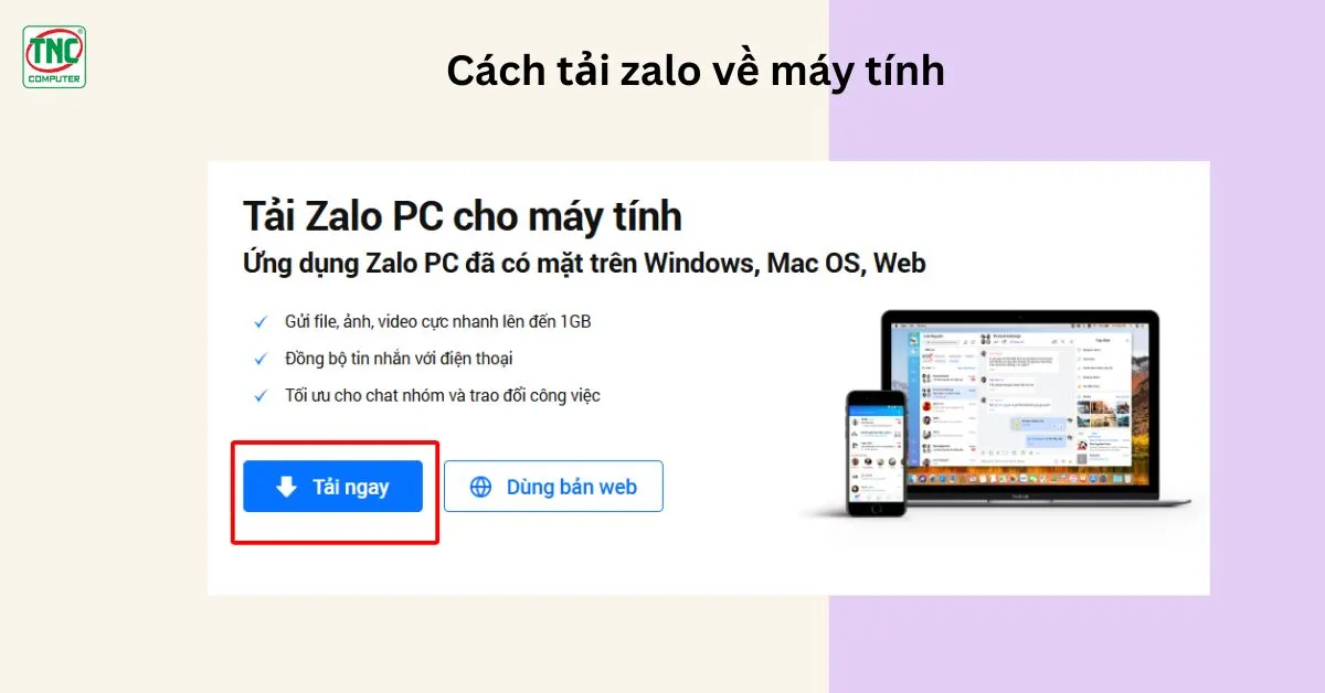 tải zalo pc
