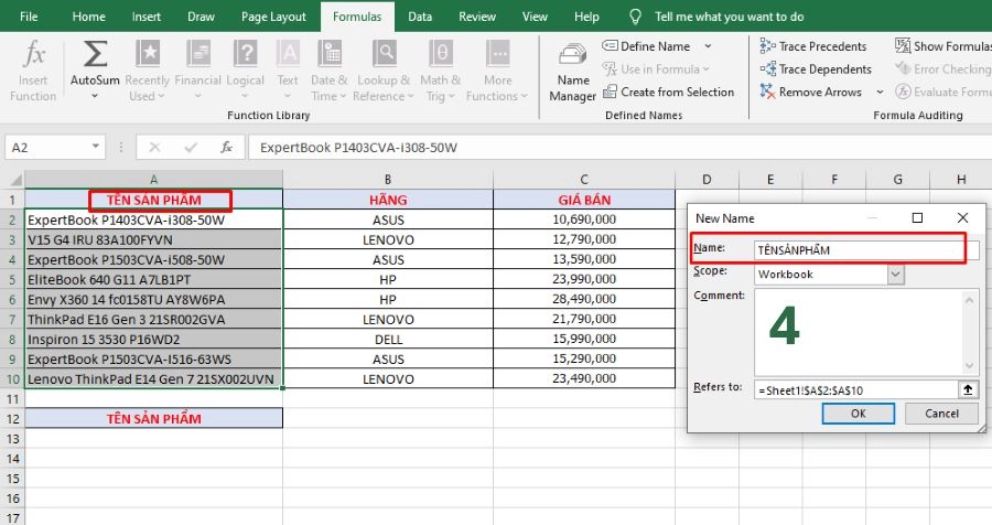 Cách tạo Drop List trong excel dễ dàng cho dân văn phòng