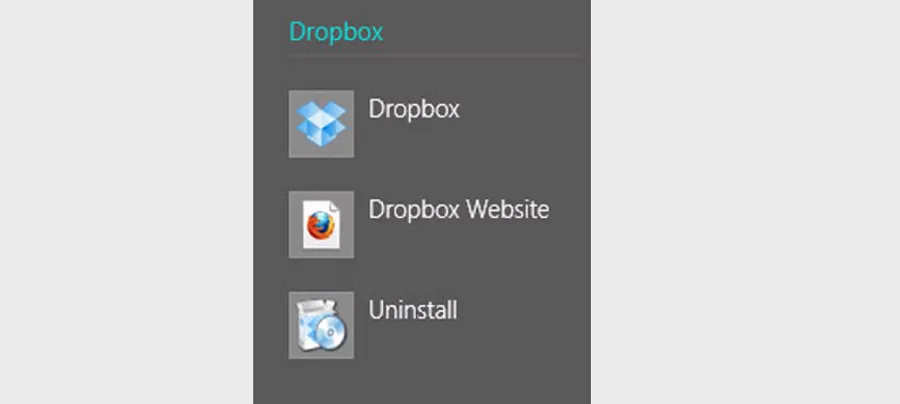 Xóa ứng dụng trên laptop bằng Uninstall shortcuts