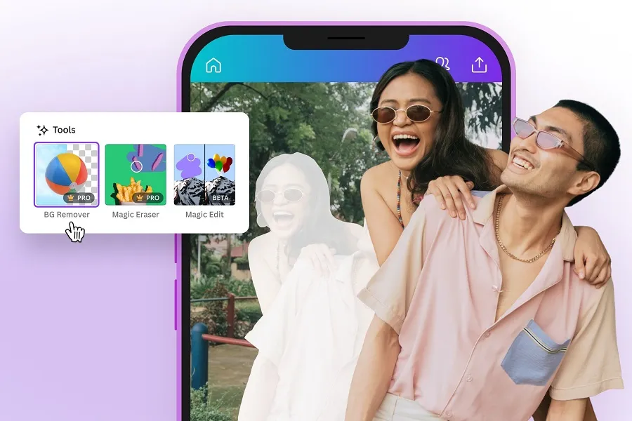 Xóa phông nền dễ dàng với Magic Eraser