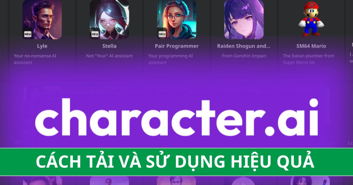 Character AI là gì? Hướng dẫn cách ...