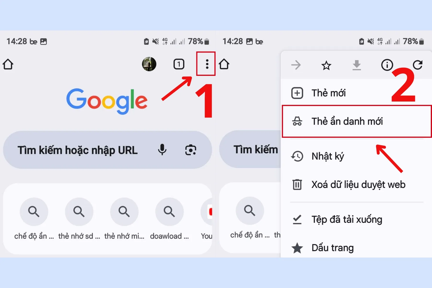 chế độ ẩn danh