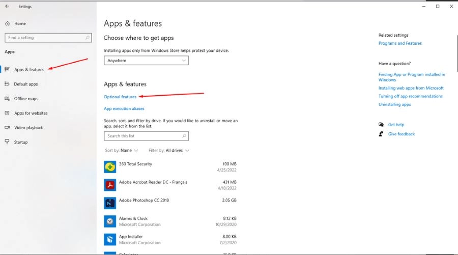 Sử dụng tính năng Connect (Miracast) có sẵn trên Windows 10/11