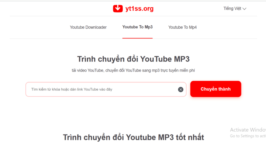 Dán liên kết video YouTube