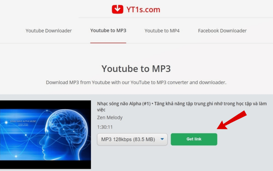 Tải file MP3 về thiết bị